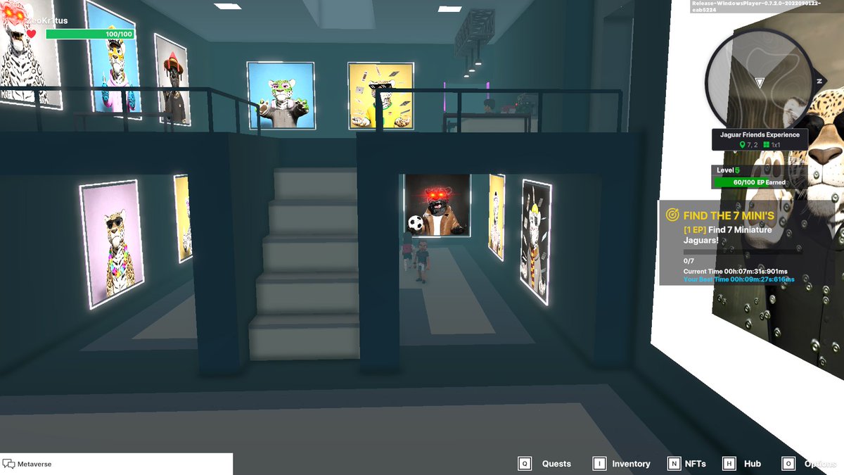 stetkhem672's tweet photo. I just finished my quest on @jagfriends_nft experience on the #sandboxalphaS3 for a chance to win a Season 3 Alpha Pass! Here I am in Legendaries Room, check out my screenshot!

#jaguarfriends https://t.co/ZJA4g5kvnd