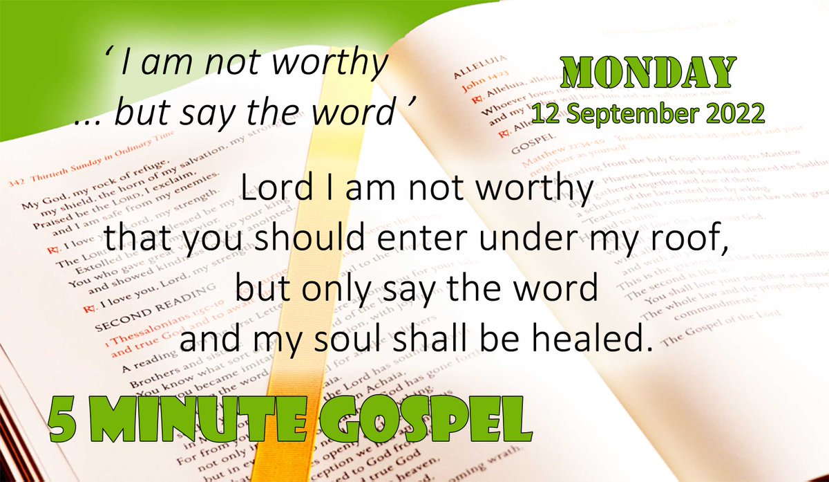 CathoLikes's tweet photo. Monday, 12 September 2022
Read the Gospel reflection here:
    
https://t.co/fAIK8o0yDX
....
#Prayer #Catholic #GospelReflection #Gospel #catholics #CatholicTwitter #CatholicChurch https://t.co/T5myTxe2cO