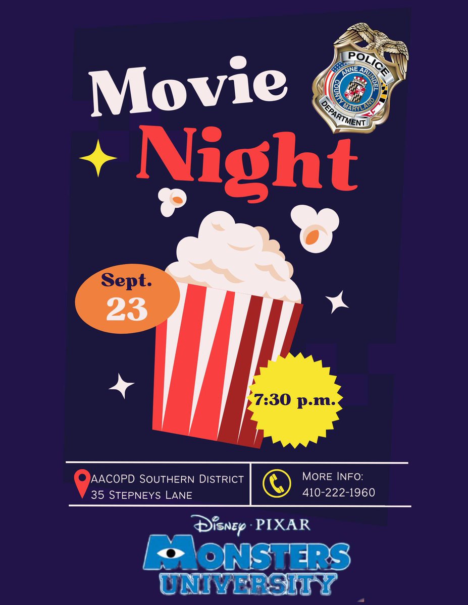 PCRC_Southern's tweet photo. Join us at Southern District for a movie night! This is an indoor event, but bring a blanket for the carpeted floor. Fun for the whole family! The PCRC will be selling movie treats! https://t.co/Ot8FuY79NK
