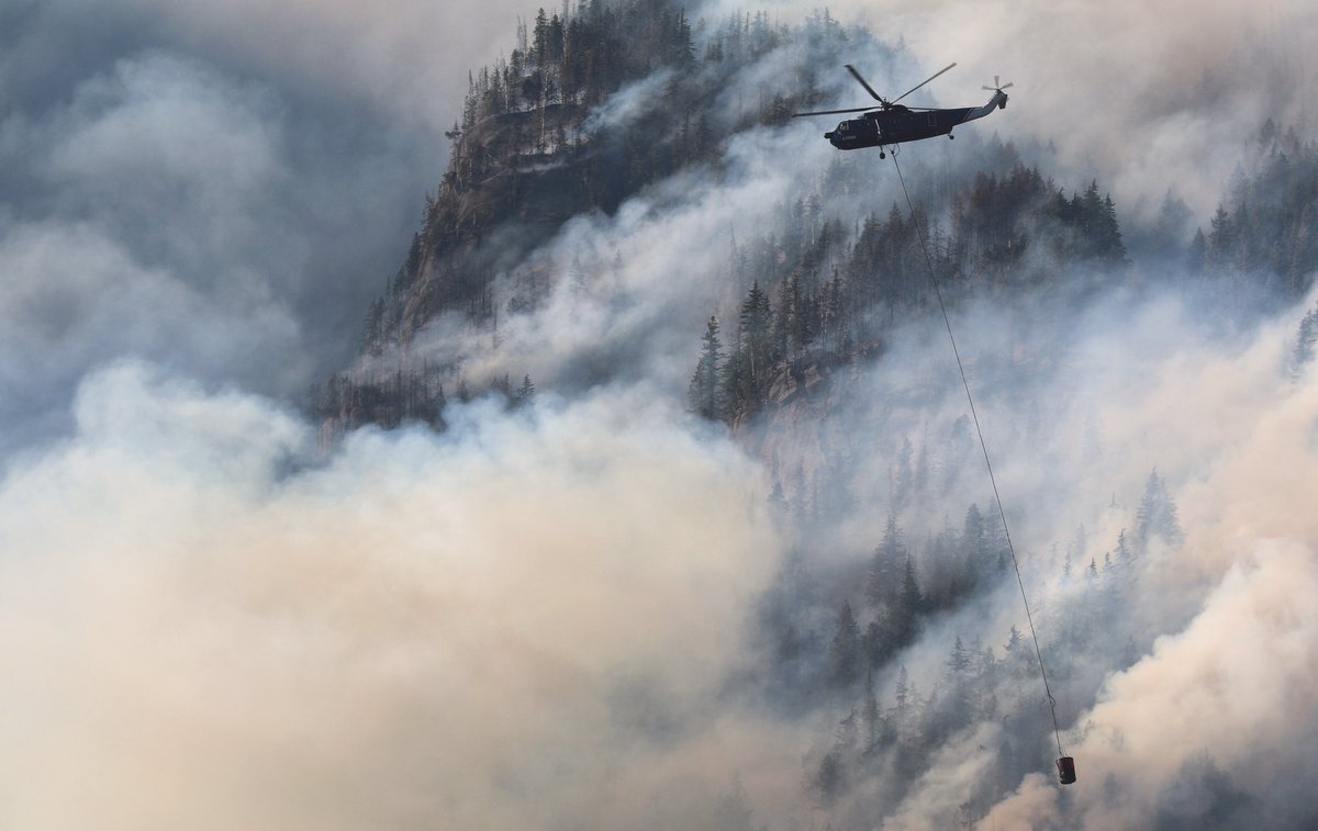 Not the usual views we appreciate in Hope today. #hopebc