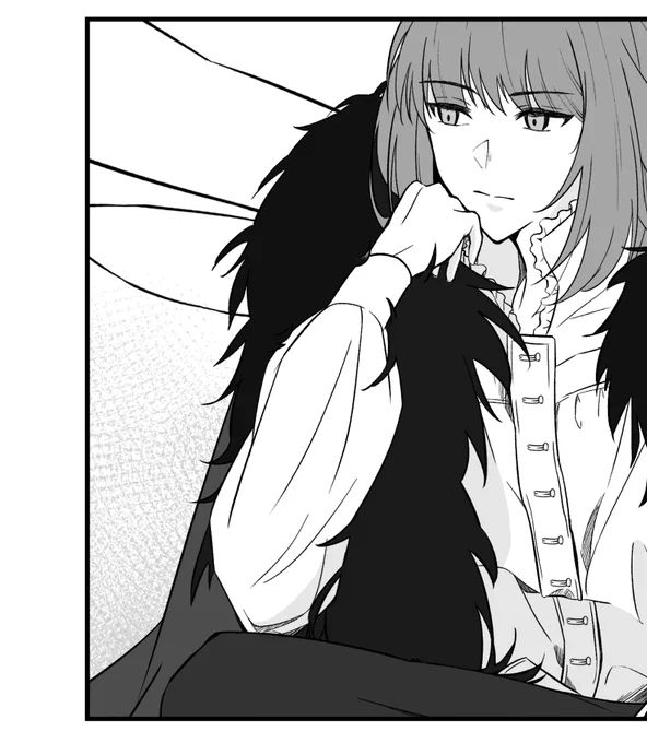 3臨のモフモフは虫さんだったりしないのかしら(漫画進捗) 
