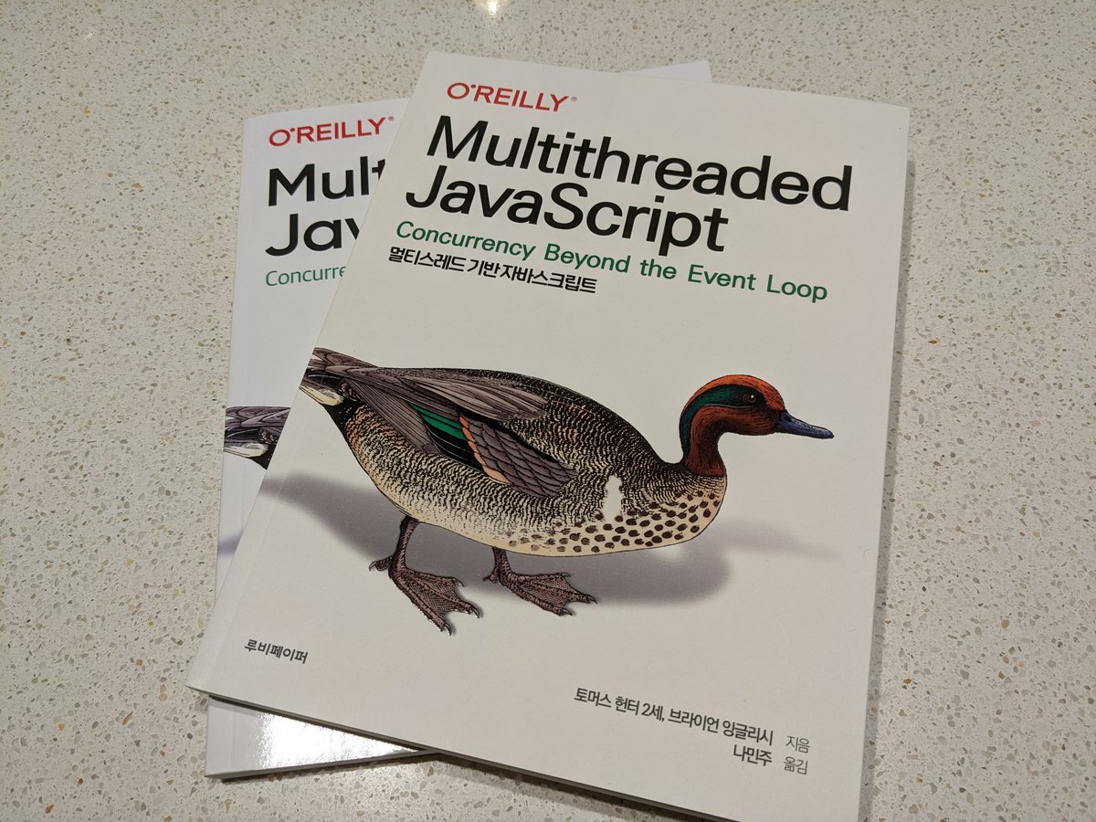 MultithreadedJS's tweet image. Just in: the Korean edition of MTJS!
