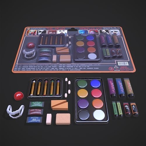 GetdeadE's tweet photo. #Halloween #makeup
#facepaint #3dmodeling #gamedev #UnrealEngine5 #gamereadyasset
#zbrush #CGI #gameprop https://t.co/yJHrGTzpNl https://t.co/r2Q1yMxXuL