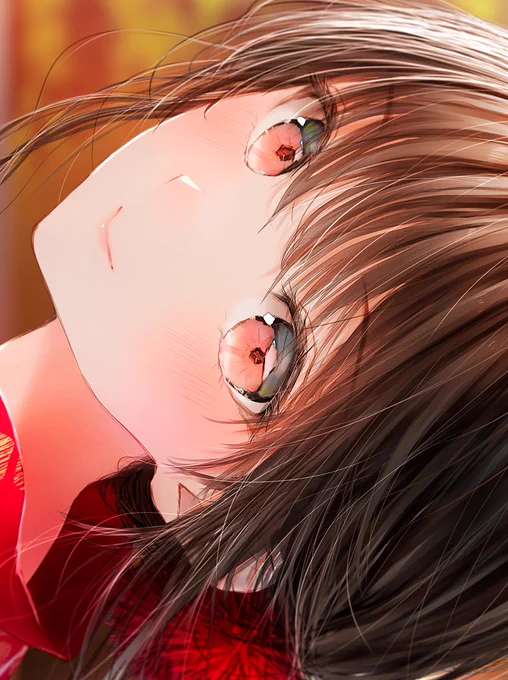 茜 