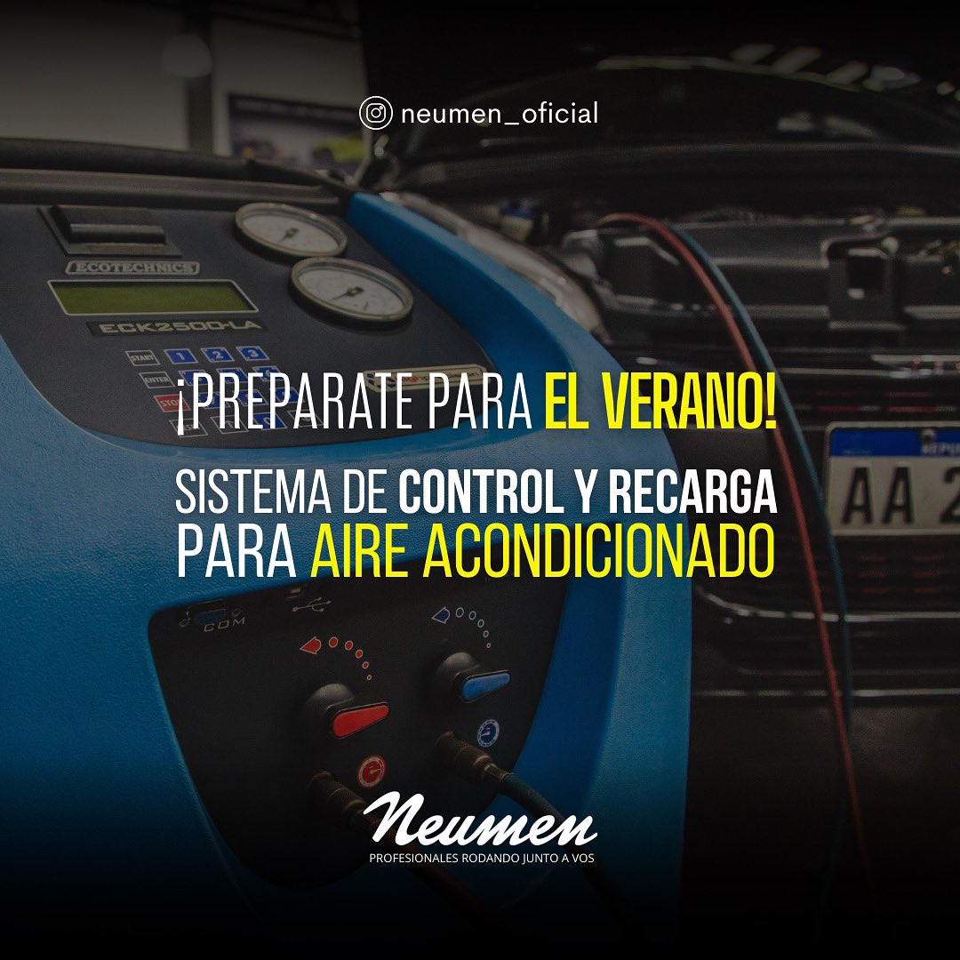 Nuestra tecnología permite realizar una prueba de vacío para detectar pérdidas, el chequeo básico del funcionamiento de tu unidad y su posterior recarga. Además de ser ECO friendly, ya que utiliza gas ecológico (R134A), el proceso tiene una duración de tan solo 60 minutos.