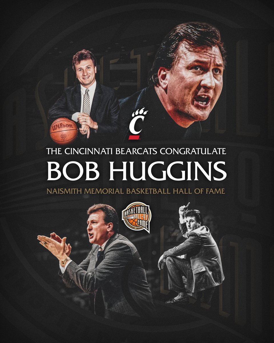 Into the halls of history. 👏 Congratulations to @CoachHuggs on his well-deserved enshrinement into the @Hoophall.