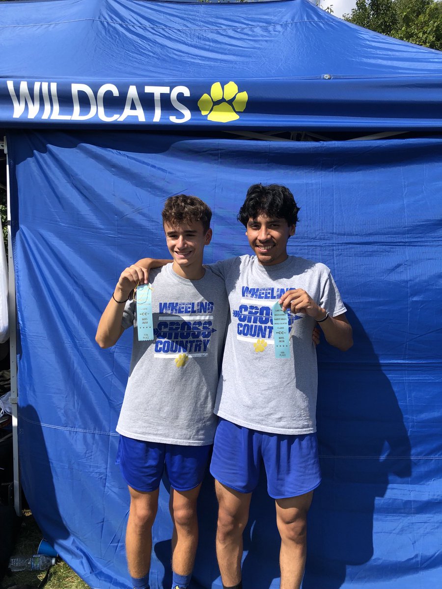 r_rocha214's tweet photo. Lake park invite. Notable finishes for Daniel R. and Tommy P.  A lot of personal bests today! On to our dual at Heritage Park vs Meadows on Tuesday. Join us ⁦@Wheeling_Cats⁩ ⁦@WHS_Cat_Pack⁩ ⁦@Wheeling_XCTF⁩ ⁦@WHSactivities⁩ https://t.co/BDq1DvX5sZ