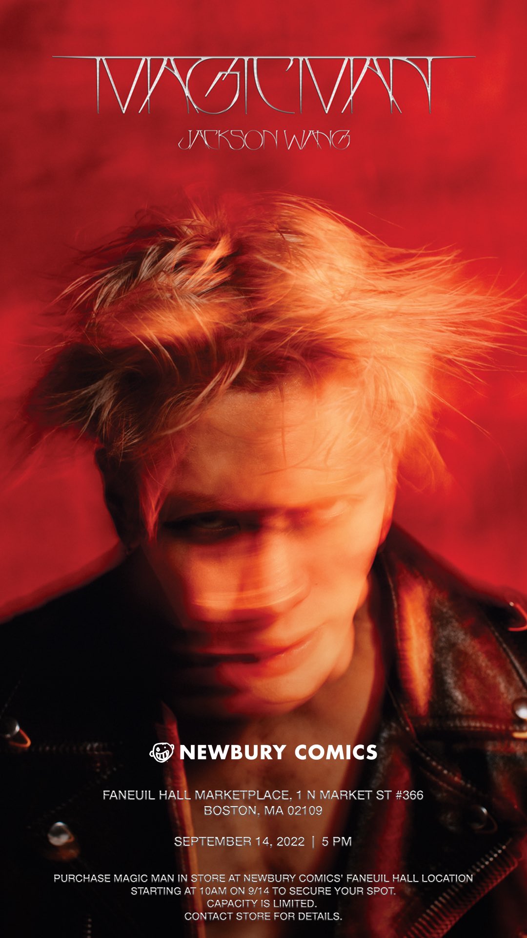 Jackson Wang on Twitter "BOSTON! Purchase MAGIC MAN in store at