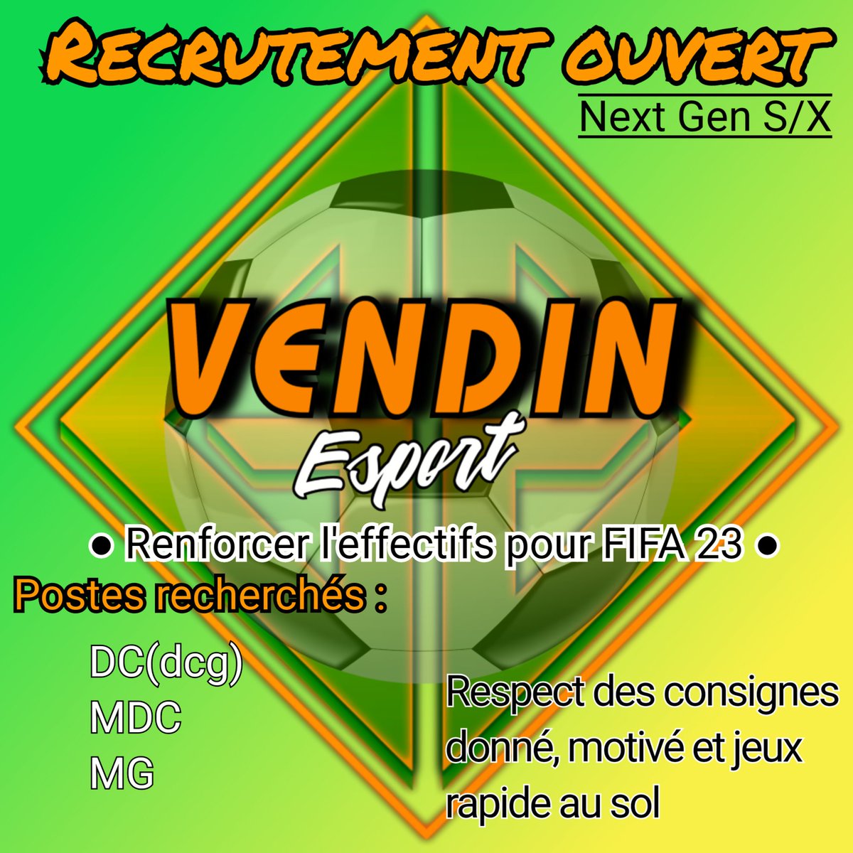 Recrutement ouvert 
Mp <a href="/MiraNedved/">SKH Nedved co gm Vendin Esport</a> <a href="/GatheG_LoboW/">GVE LoboW</a>