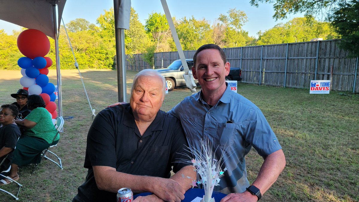 JudgeClayJ's tweet photo. No better way to spend a Saturday evening than supporting my friend State Rep. Yvonne Davis for her campaign kickoff with some of Dallas County's best.
43 days until early vote begins - have you made a plan to vote yet? #dallascountydemocrats https://t.co/VzFixpzT6A