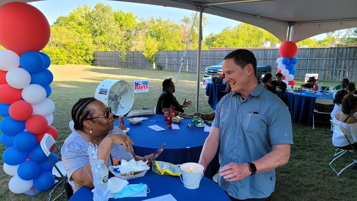 JudgeClayJ's tweet photo. No better way to spend a Saturday evening than supporting my friend State Rep. Yvonne Davis for her campaign kickoff with some of Dallas County's best.
43 days until early vote begins - have you made a plan to vote yet? #dallascountydemocrats https://t.co/VzFixpzT6A