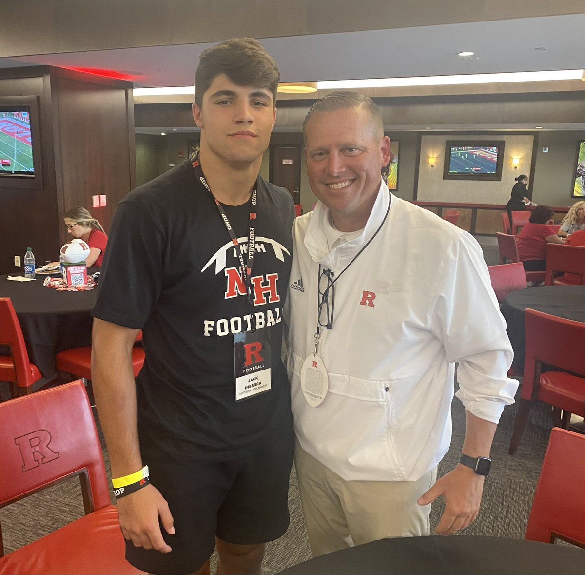 Jack Inserra (@jackinserra) on Twitter photo Spectacular day <a href="/RFootball/">Rutgers Football 🪓</a>‼️ Thanks to <a href="/CoachNunz/">Nunzio Campanile</a> for inviting my family and I. Especially <a href="/MattWalp/">Coach Walp</a>,<a href="/TFSilvernail/">Timothy Silvernail</a>, and <a href="/TyrellSmith79/">Coach Rell</a> for the hospitality. #chop @CoachHoffmannRU <a href="/HiggyRU13/">Mike Higgins</a> Spectacular day <a href="/RFootball/">Rutgers Football 🪓</a>‼️ Thanks to <a href="/CoachNunz/">Nunzio Campanile</a> for inviting my family and I. Especially <a href="/MattWalp/">Coach Walp</a>,<a href="/TFSilvernail/">Timothy Silvernail</a>, and <a href="/TyrellSmith79/">Coach Rell</a> for the hospitality. #chop @CoachHoffmannRU <a href="/HiggyRU13/">Mike Higgins</a>
