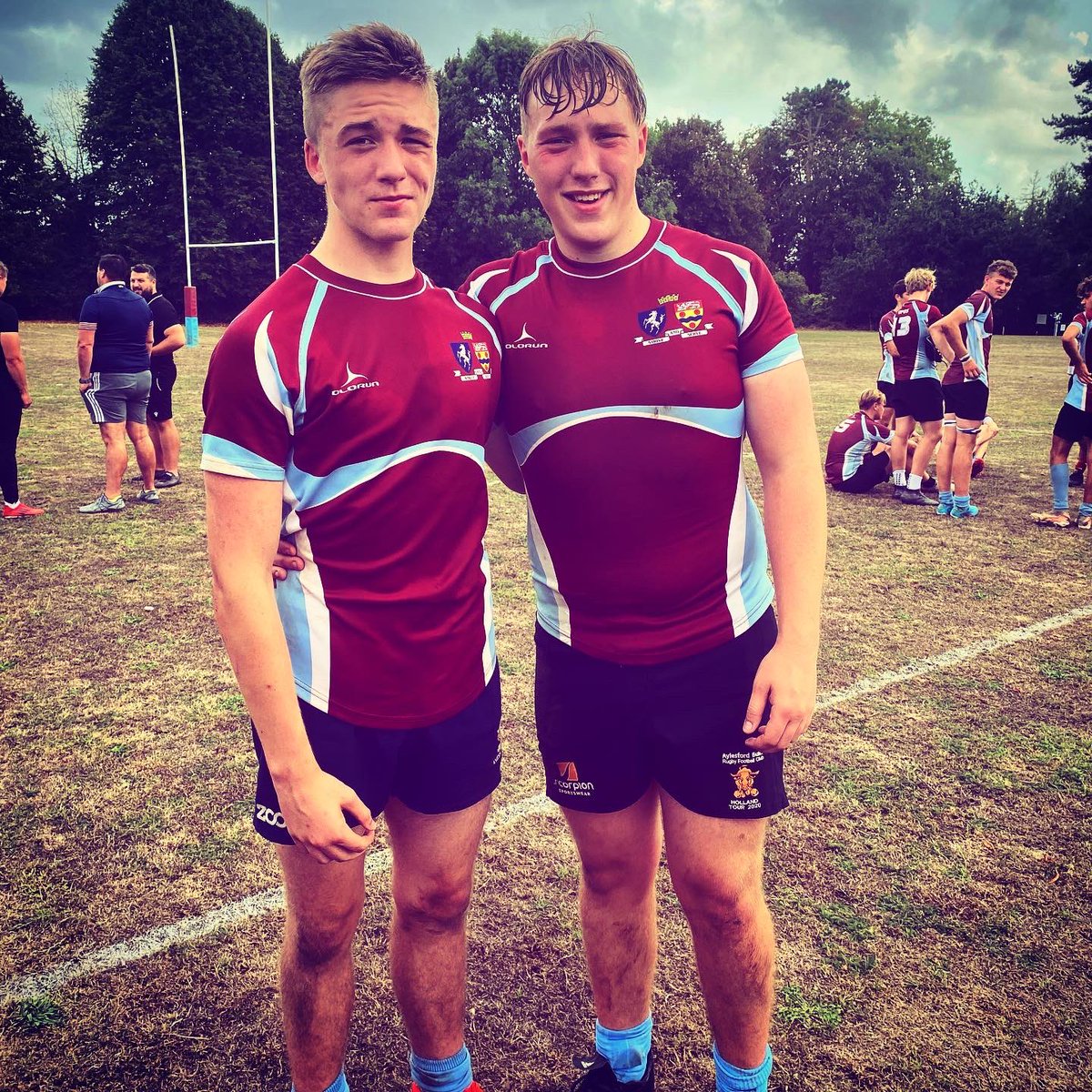 nessiemonstaa's tweet photo. Tommo playing up in age- First time brothers playing together Oakwood 1st IV #Proudmum #rugbymum #Martinboys https://t.co/BDpTjJ4Szb