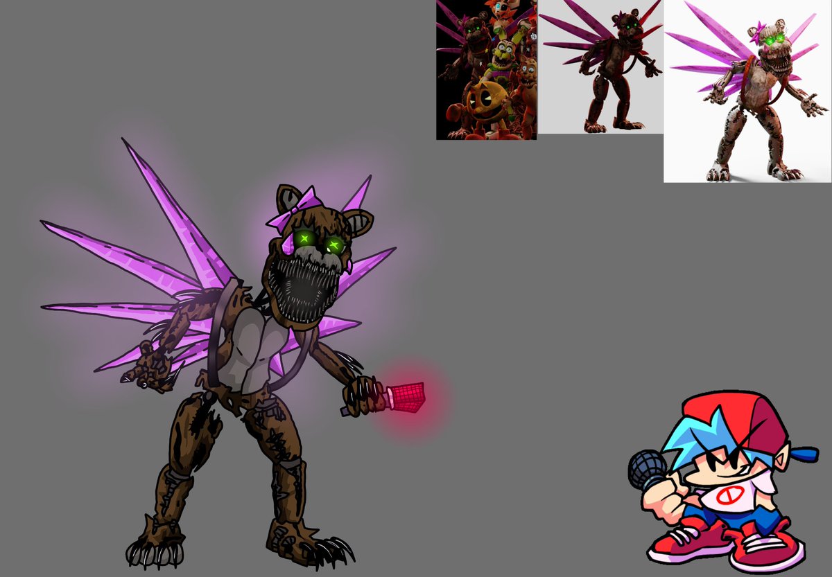 Spinhx_Inator_'s tweet photo. Fanmade nightmerina concept in fnf :]
Nightmerina belongs to: @kravale_katrina !! 

#fnf #animatorshell https://t.co/XqwRS2048N