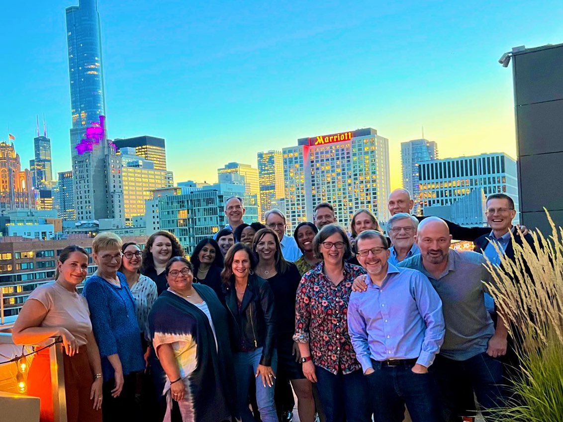 AmyOxentenkoMD's tweet photo. So thrilled to unite for our first in-person/hybrid meeting since Jan 2020 with all these #MasterEducators on the #InternalMedicine #ReviewCommittee for the @acgme!
And kudos to @CherylOMalley for chairing such a great meeting!
#MedEd
#MedicalEducators
#GMETraining https://t.co/18bEUEOEbq