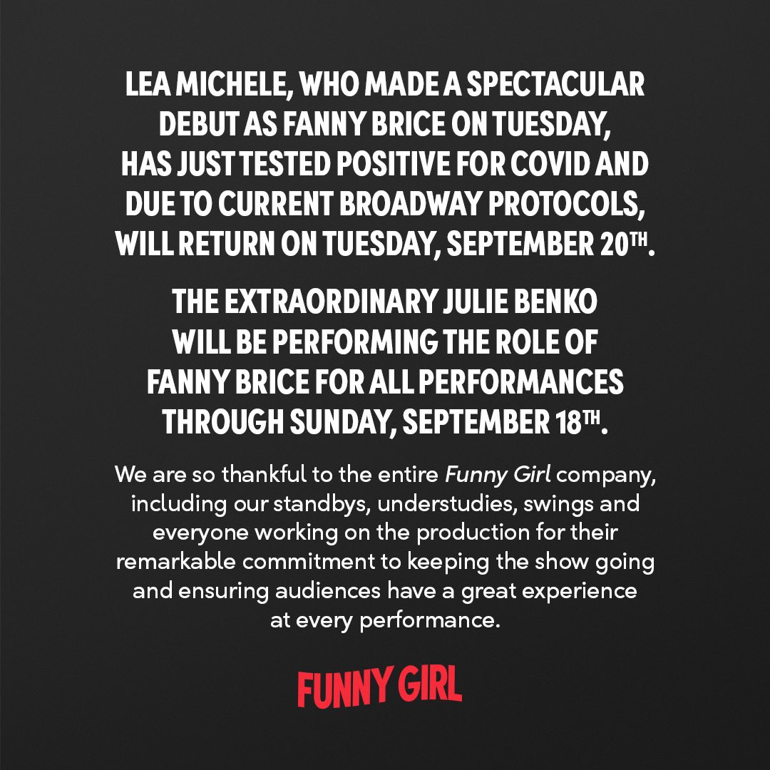 Lea Michele as Fanny - Funny Girl