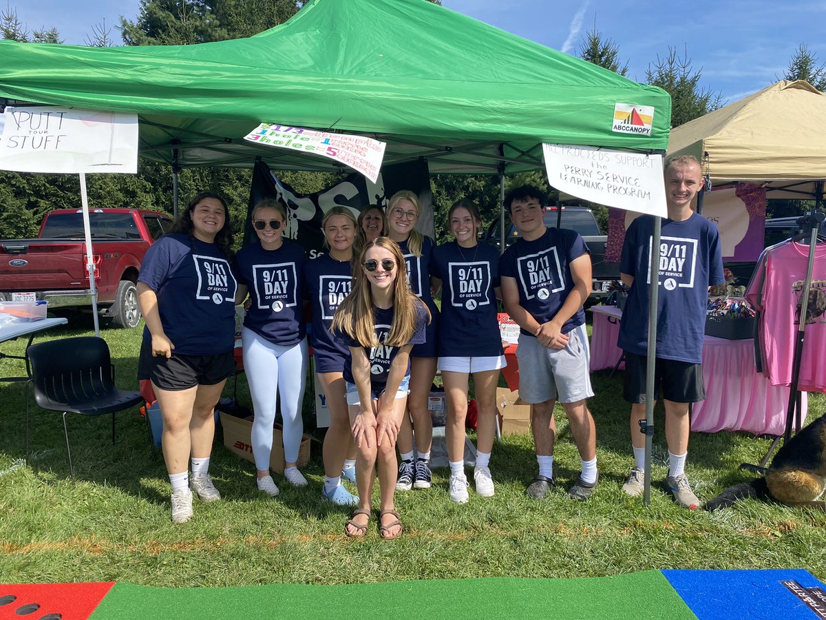 Our PSL students served over 150 hours at the Perry Fall Festival as part of our of #911Day celebration. Special thanks to Sheetz (Perry, OH) for sponsoring our efforts today. We’ve been celebrating 9/11 Day of Service and Remembrance all week long #911Day.