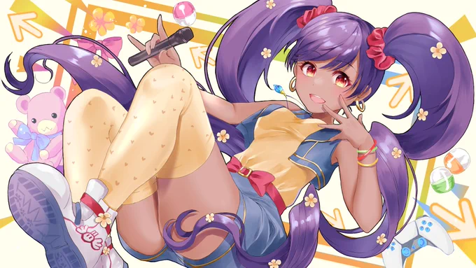 skeb納品しました。ありがとうございました!ただ、服の色のせいかどうしてもNSFW扱いにされてしまうという…健全なイラストだよ!! 