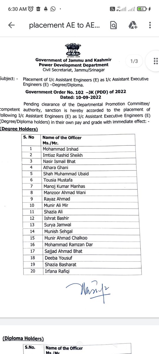 pirzadahidayat's tweet photo. Grateful to @nitishwarKumar sir for expediting the Promotion of AE to AEE which was pending in GAD for so long .We had the firm belief that all the Vacancies will be filled on Fast track basis under your dynamic leadership which will motivate us to work more. https://t.co/KTveCOZUks