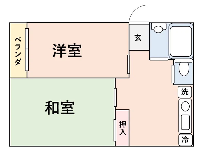 🐬先生んちの間取りこれのトイレと玄関の位置交換したやつだと思うんだけどどうだろう… 