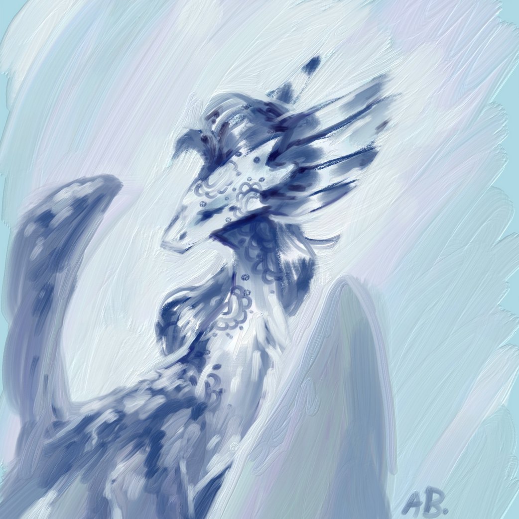 aprilofsnow's tweet photo. Tried using Adobe Fresco for the first time :D
Their oil brushes are so cool!
#AdobeFresco #frfanart #flightrising #digitalart #dragon https://t.co/vMtjLSrF2G