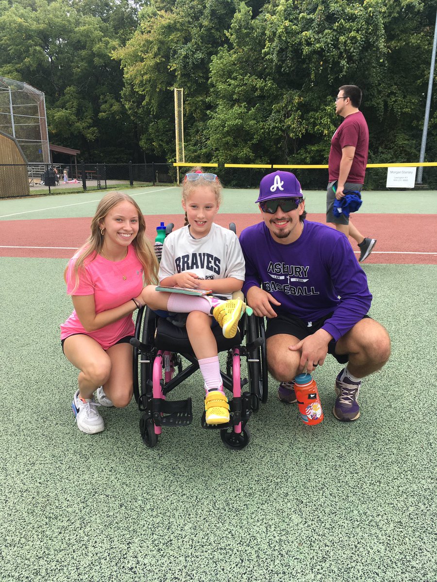 Izzy and me had a blast today at Toyota Miracle League. <a href="/FDHSBaseball/">Frederick Douglass HS Baseball</a>