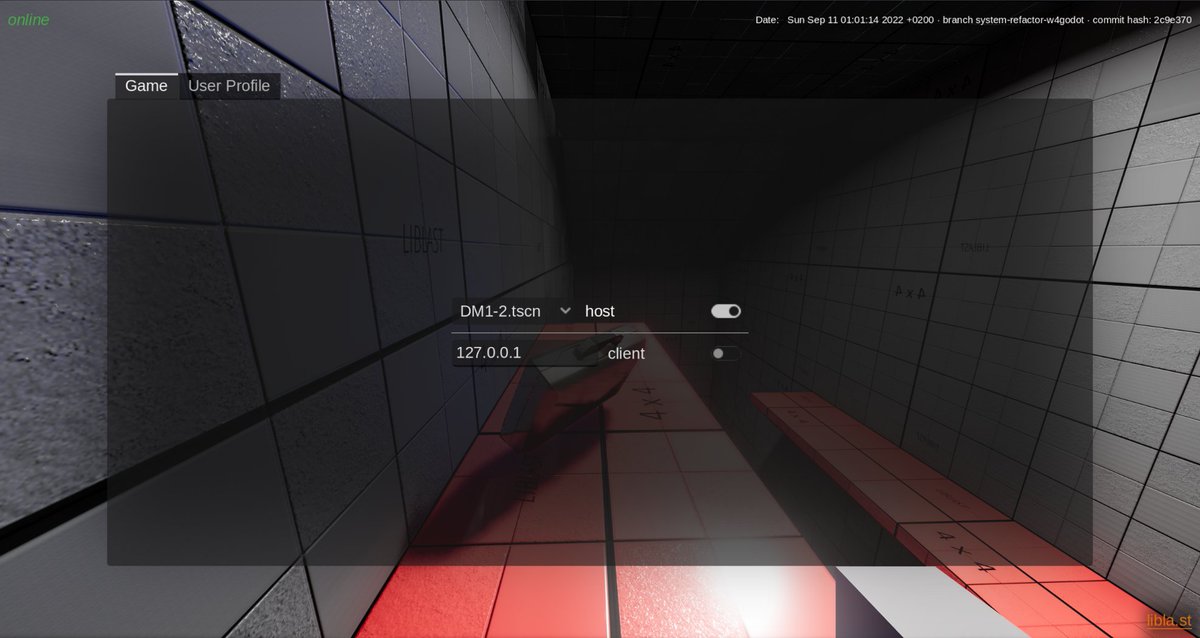 unfa's tweet image. Good progress on #Liblast!

Hosting and joining games works, though it's ultra janky so far. But that's the first step!

I am having trouble with RPCs, but can't use low-level packets here.

BTW: #Godot 4 has finally brought back the Screen… mastodon.social/@unfa/10897714…