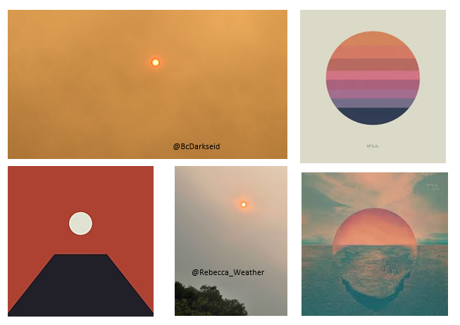 nickDigsFood's tweet photo. Today was supposed to be a #HarvestMoon but the sky in Seattle looks more like a #Tycho #albumcover than a Neil Young album cover. #Awake #Epoch #BoltCreekFire  #HarvestMoon2022 #worldisonfire https://t.co/JaPHhNVPgX