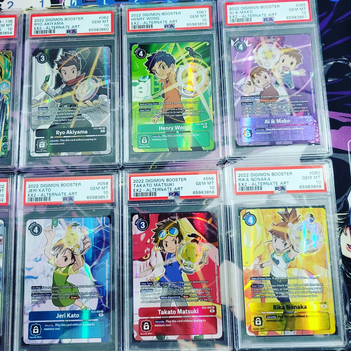 xMOONPIExAG's tweet photo. #PSA 1st ones graded currently pretty sweet ! #Digimon https://t.co/mKXmzVGeRL