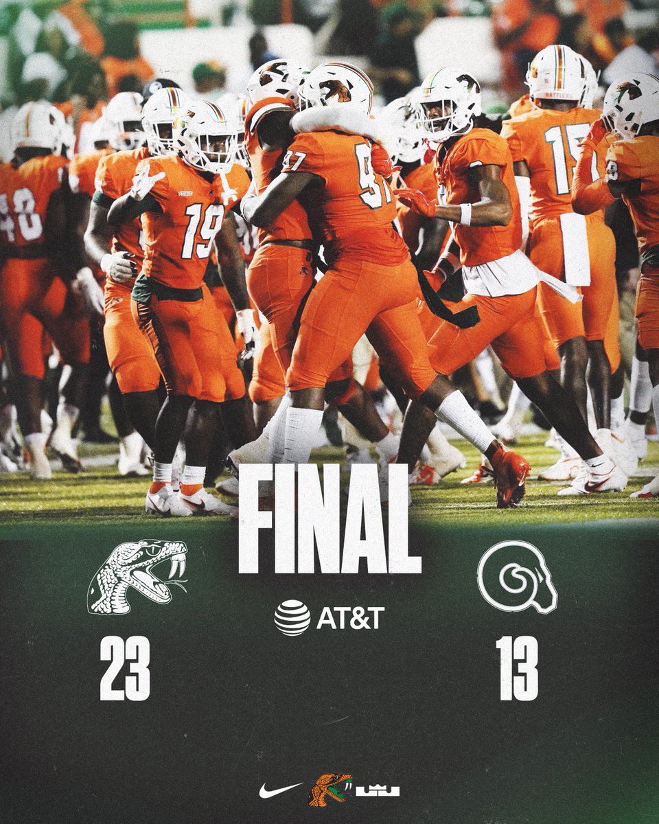 FINAL FROM BRAGG!

#FAMU | #Rattlers | #LeaveNoDoubt