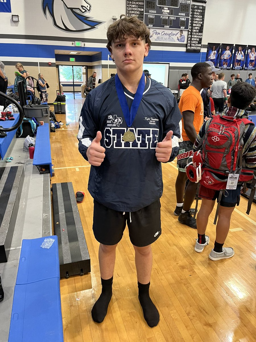 wakelandwrestle's tweet photo. Congrats to @KyleTempleton22. He rolled through his bracket taking 1st place at the Super 32 Qualifier in Houston today!! #seniorseason #pinmachine https://t.co/GZQqOyfj6j