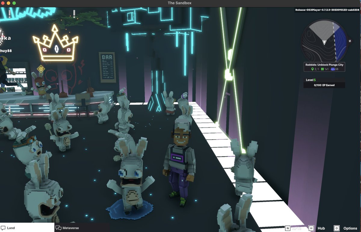 Zee8885's tweet photo. @TheSandboxGame @RabbidsOfficial I just participated in the #SandboxAlphaS3Giveaway for a chance to win 500 SAND! Found the Disco Rabbid, check out my screenshot below!
👇 https://t.co/fG3hyMQOh1