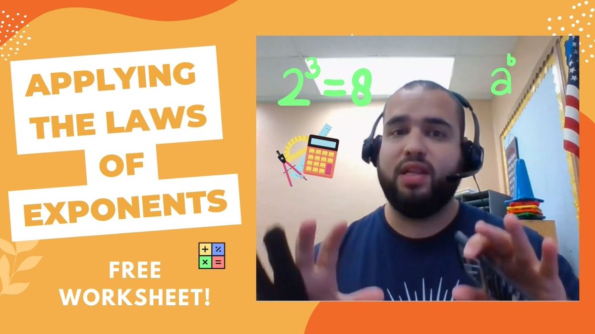 Mrpenastutoring's tweet photo. How to Apply the Laws of Exponents (Free Worksheet included) 

https://t.co/KuL5DTlTSP 

Click here to get that worksheet I used in the video for free!

https://t.co/SFGQmxIhIo 

Never stop learning! https://t.co/cwnHDOu3z9