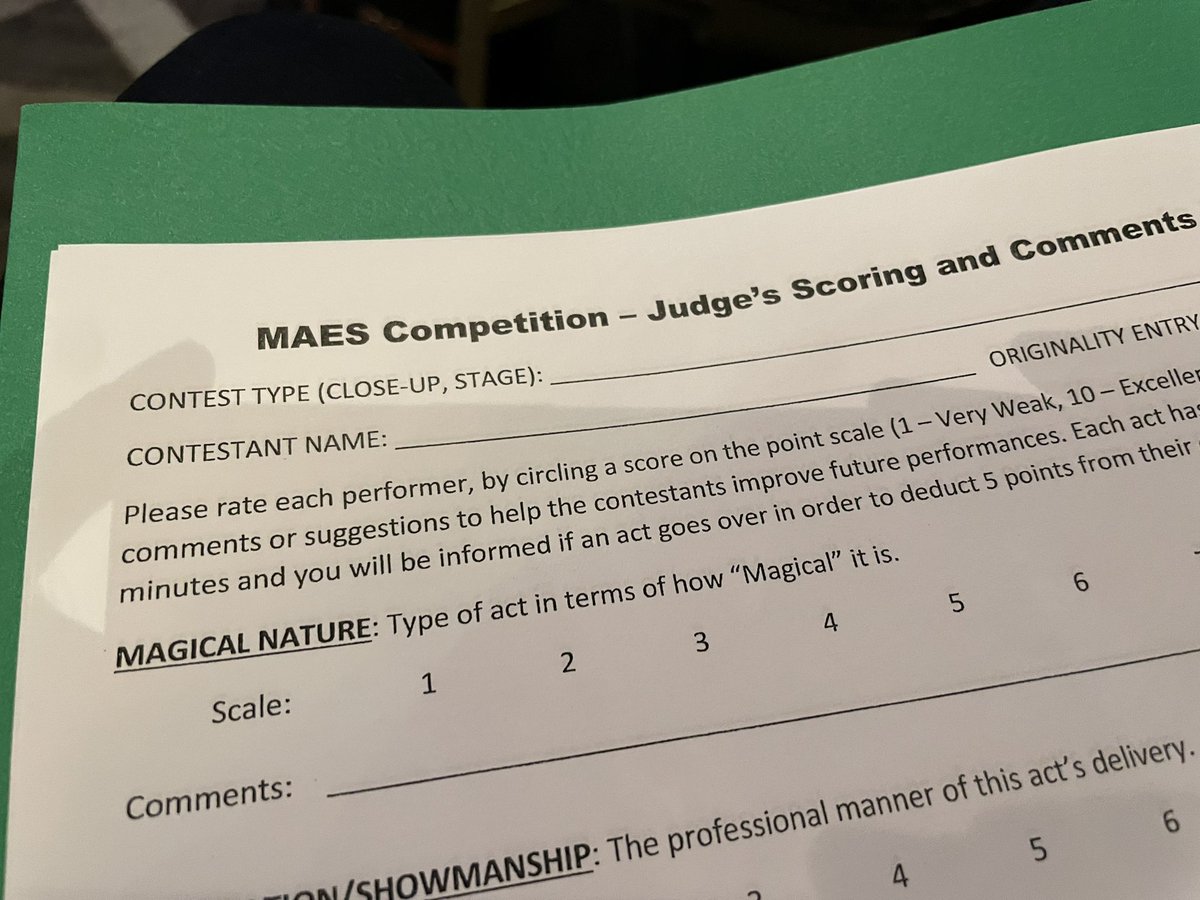 Came to a magic convention to relax - ended up being asked to be one of the judges for the competition. 😅 #magiclife