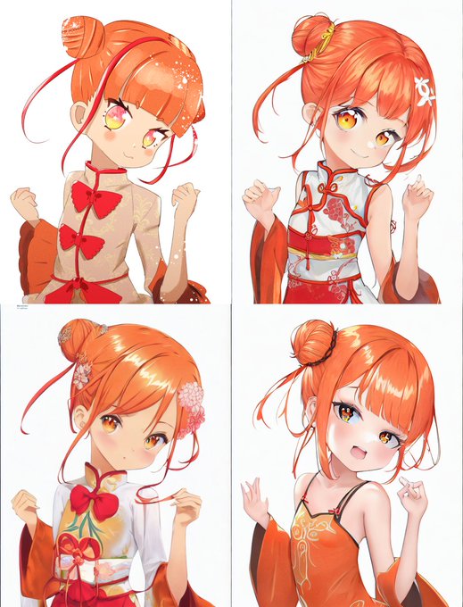 1枚目元絵
すごいしえっち(語彙力)
2枚目は元気っ娘で3枚目は真面目ちゃん、からの4枚目メスガキ感 