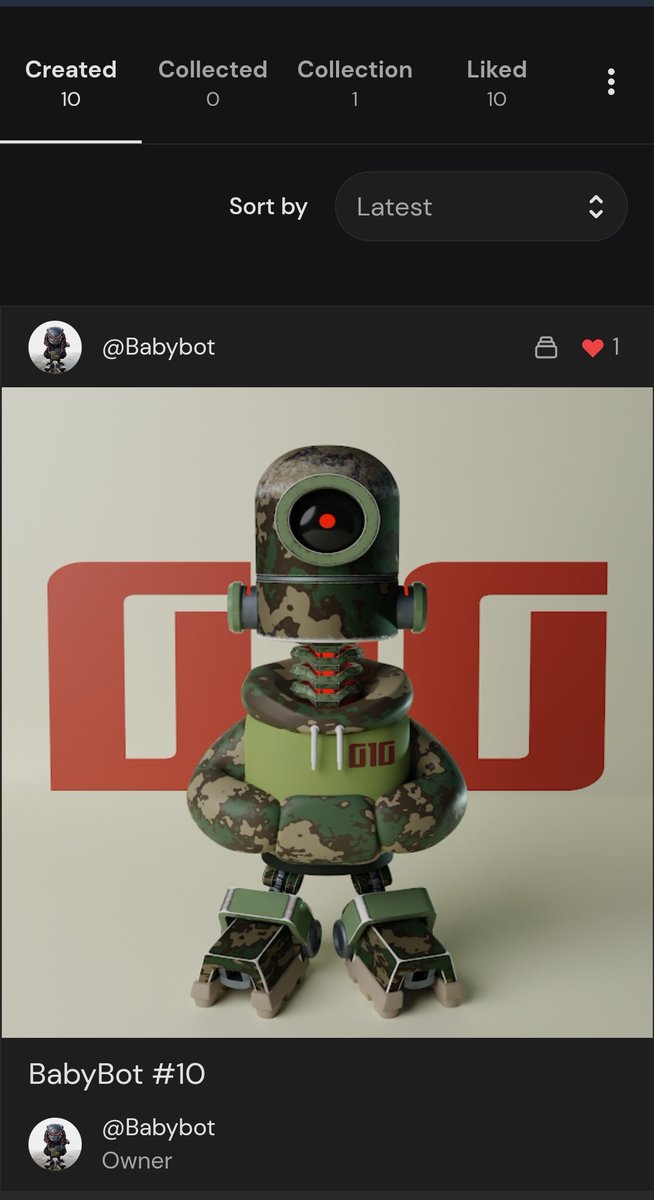 Babybot68's tweet photo. 10 Minting now

Marketplace @pentas_io 

Check out here : https://t.co/3n0V42FD4O

#NFTCommunity #nftart #NFTGiveaway #NFTartwork #NFTProject #NFTCollection https://t.co/AQqg2L7i65