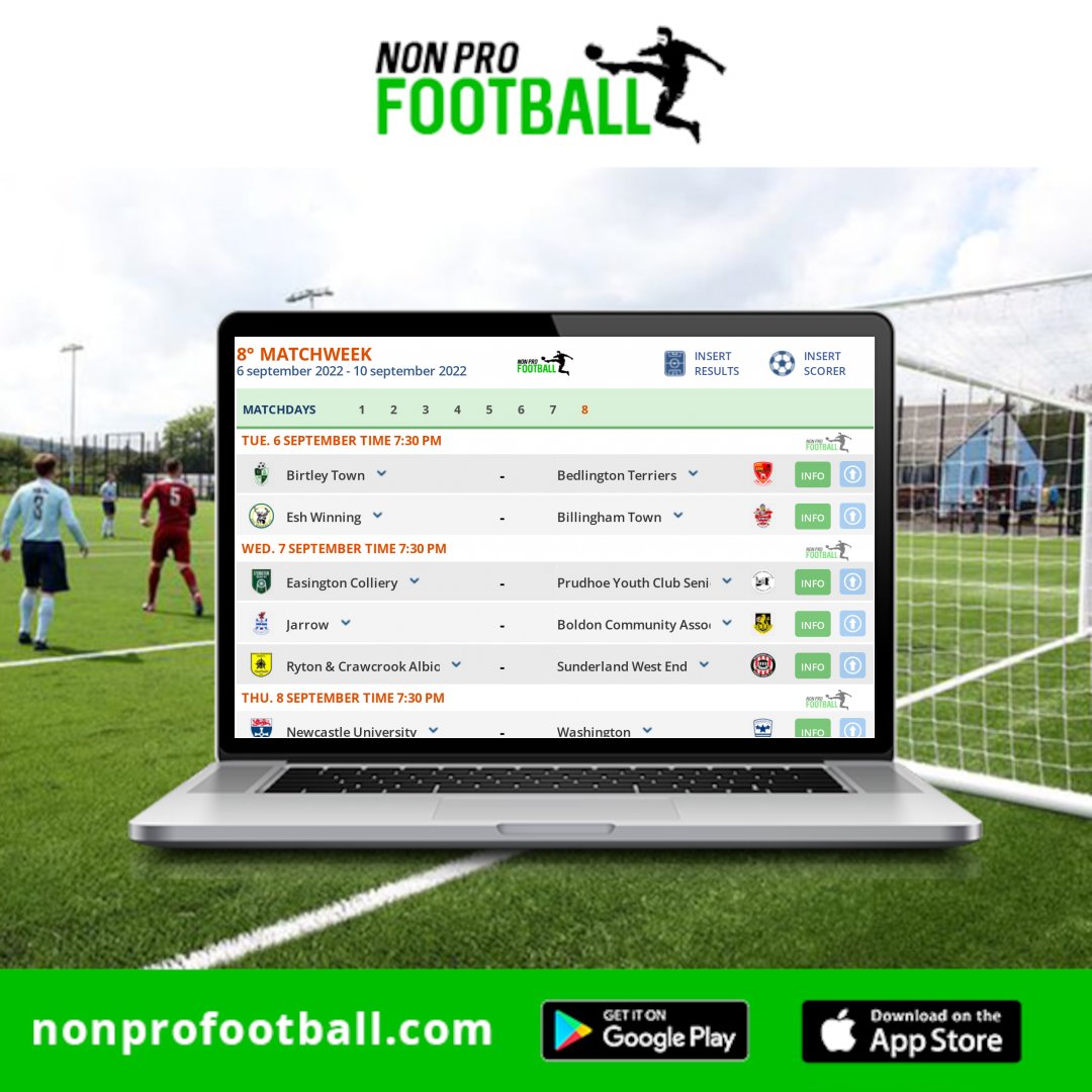 Northern LeagueDivision Two

#nonprofootball #nonleague #footballnews #football 
nonprofootball.com/England/Northe…