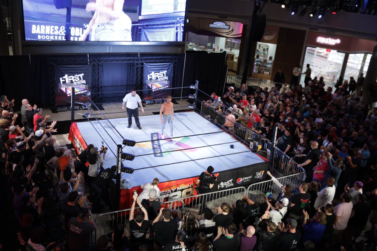 arikcannon's tweet photo. My friends and I are doing something ridiculously amazing tonight, and I couldn’t be prouder. ❤️

@mallofamerica 
#SaturdayNightNitro https://t.co/pu635S7RR6