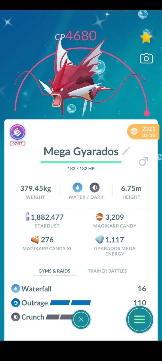 TharealMrRogers's tweet photo. 4680 CP #ShinyMegaGyrados 🔴✨️🔥#AbsoluteBeast #ShinyPokemon #MegaPokemon #LakeOfOutrage #RedGyrados @PokemonGoApp #PokemonGO #ShinyCheck https://t.co/yBOSzm11uc