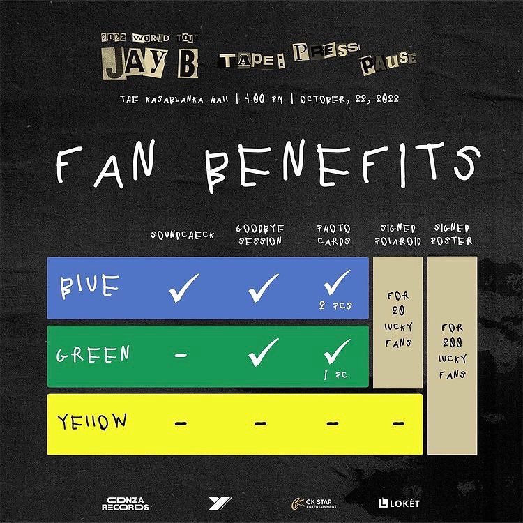 ouserv's tweet image. OPEN JASTIP JASA WAR JAY B TAPE: PRESS PAUSE 2022

❗️Fee: 100k/tiket
❗️Booking slot: 25k/tiket
❗️Pakai data pribadi pembeli
❗️Payment langsung ke web penjualan tiket

T&amp;amp;C dan testi bisa cek pinned!
Book slot di bit.ly/ouserv-jayb2022

wts