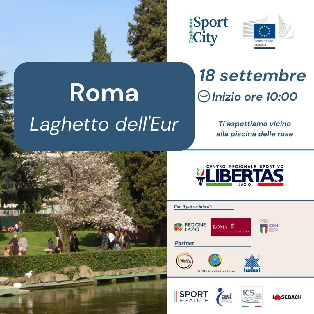 Roma Sports Network è Local Partner dello Sport City Day di domenica 18 settembre che si terrà a Roma, al Laghetto dell'Eur.
Noi ci saremo!
Vieni, partecipa, gioca!

#FondazioneSportCity

🔴🟡⚫
#RomaSportsNetwork
#InsiemePerRoma
