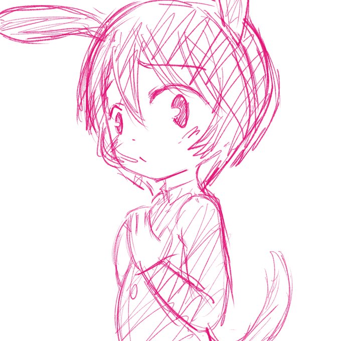 職場でラクガキしてみたけど、ただのロリになった。 https://t.co/QjZCCH5MWe 