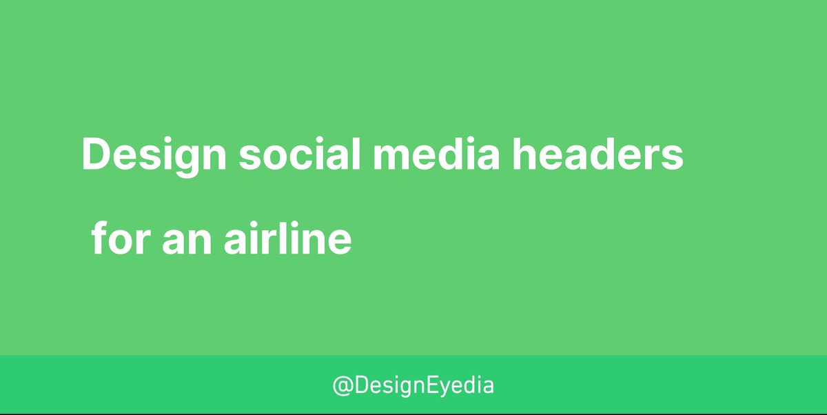 DesignEyedia's tweet photo. Design social media headers for an airline #design #ideas #designeyedia https://t.co/Hd3BIb4YHY