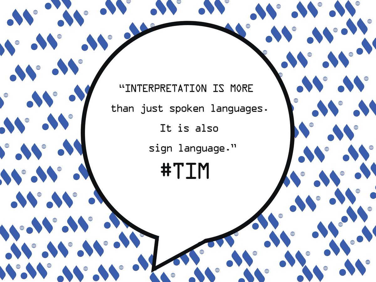 MaitrizLSP's tweet photo. Interpretation Is More than just the languages we speak. It is also the languages we sign. #TIM #AWorldWithoutBorders #ITD2022 https://t.co/Cbl4d9jSSE