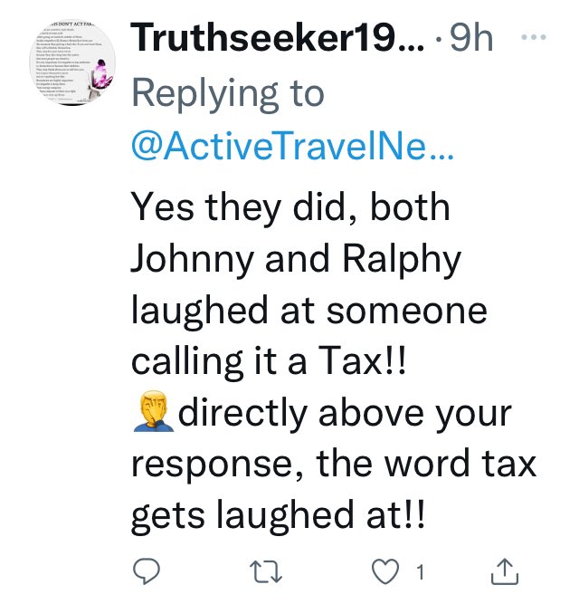 @frankson_paul @ActiveTravelNet @2wheelsnot4 @mat_rosey @JonnyStone @DerylLynn They were laughing at someone mentioning “Road tax”. Road tax hasn’t existed since 1937. Since then we’ve had a Vehicle tax, known now as VED.