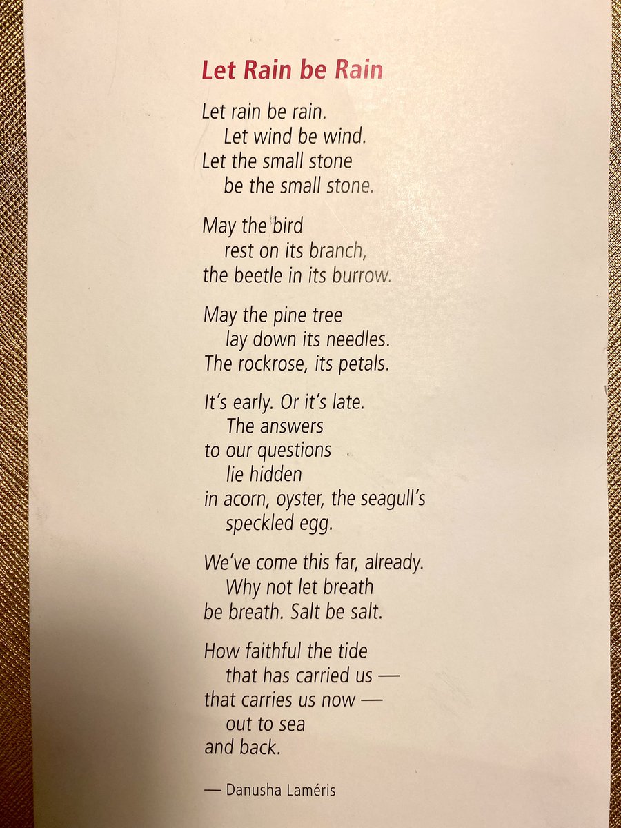 DanushaLameris's tweet image. A couple years ago, I was asked to write a poem to be placed on the wall of a waiting room in a medical facility, so I wrote the poem my former self needed. Here it is.