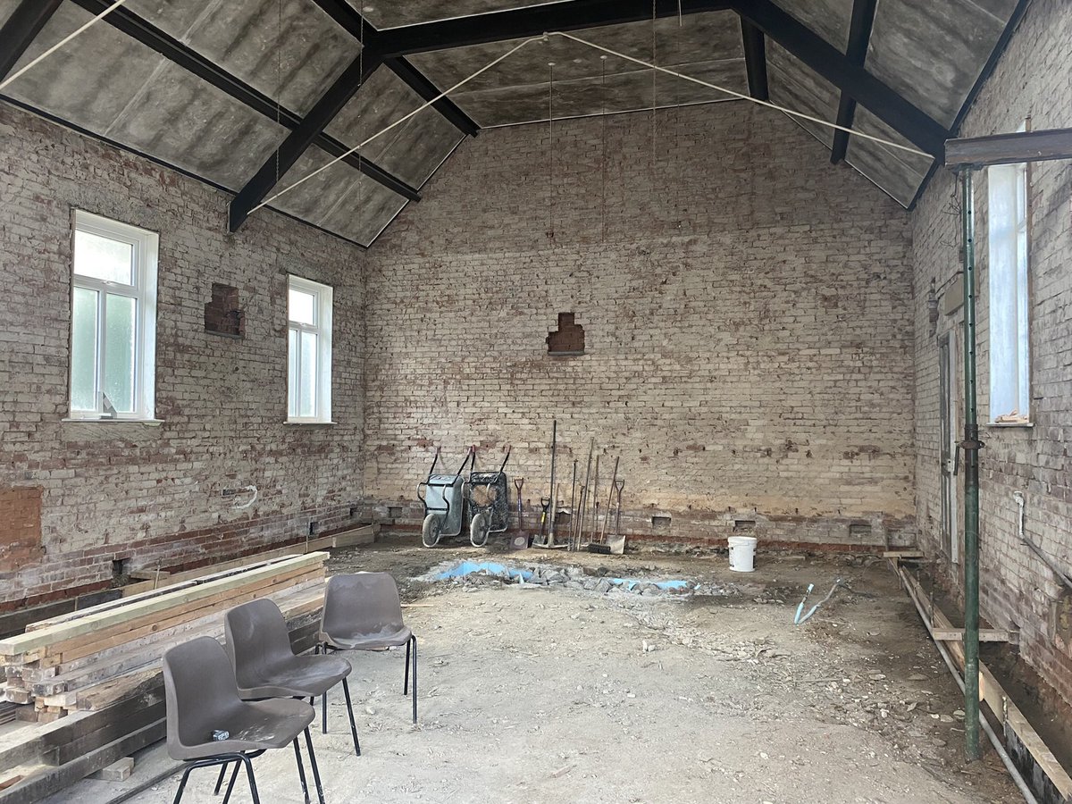 New church building is coming on well.