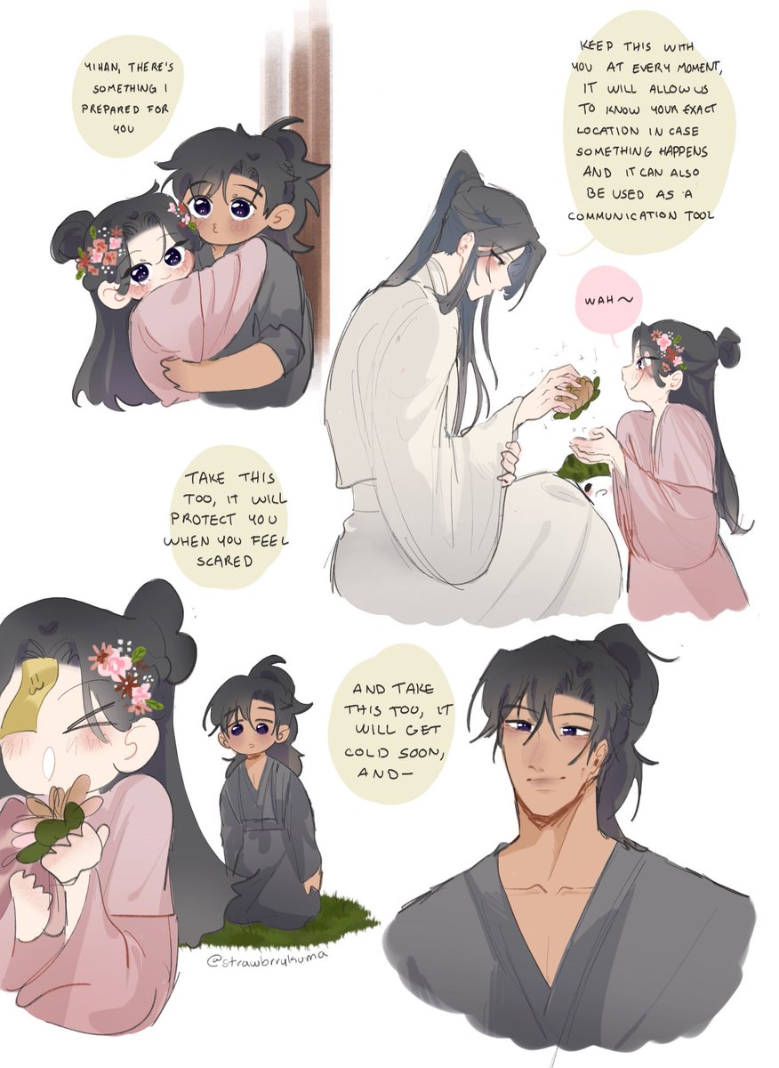 Phia🍒✩ ´з`comms open (@strawbrrykuma) on Twitter photo #TaxianJunWeek day 2, ranwan and their super official child they totally had in canon :3 #2ha #二哈和他的白猫师尊 <a href="/taxianjunweek/">Taxian-Jun Week</a> #TaxianJunWeek day 2, ranwan and their super official child they totally had in canon :3 #2ha #二哈和他的白猫师尊 <a href="/taxianjunweek/">Taxian-Jun Week</a>