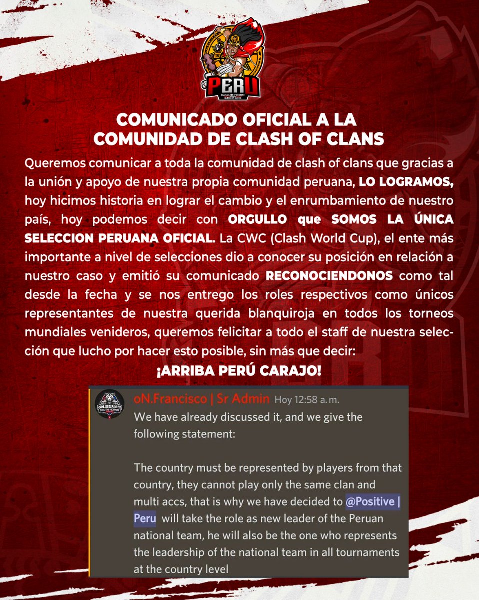 Seleccion Peruana Oficial - COC (@SelePeruCoc) / Posts / X