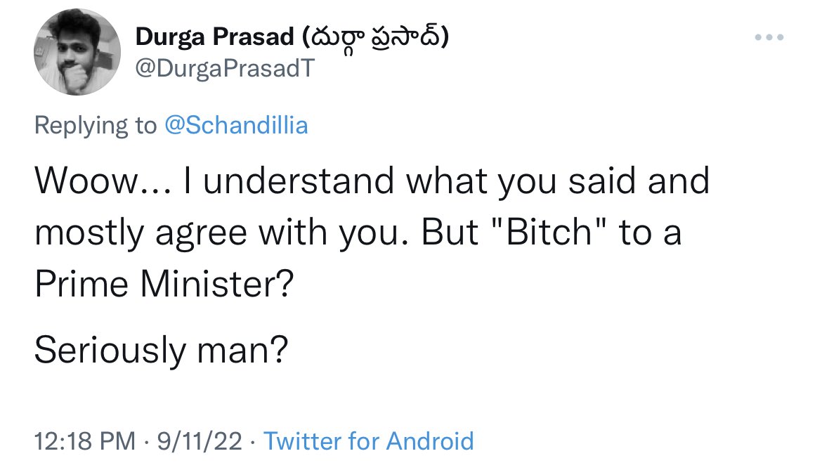 Schandillia's tweet photo. Ask him to act Prime Ministerial first. Respect is a privilege, earn it. https://t.co/iG0vgghImZ